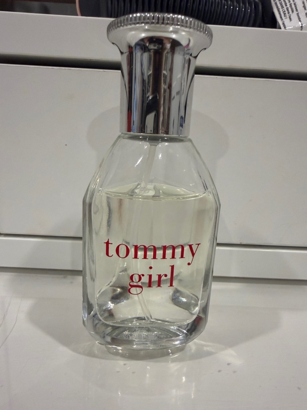Tommy Girl Eau de Toilette Bottle with Red Logo
